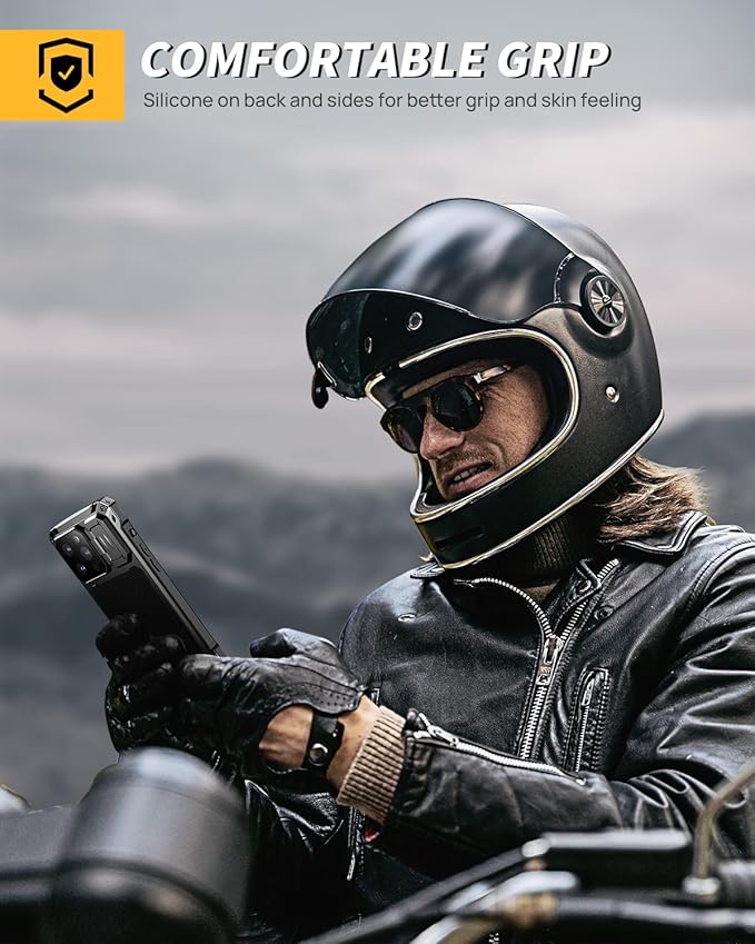 Lanhiem Magnetic for iPhone 14 Pro Max Metal Case, [Built-in Camera Kickstand & Glass Screen Protector] Heavy Duty Full Body Rugged Protective Military Magsafe Cover for iPhone 14 Pro Max 6.7" (Black)