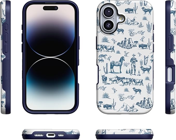 Casely iPhone 17 Case | Wild West Adventure | Desert | Compatible with MagSafe | Bold Protective Design