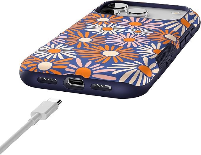 Casely iPhone 17 Pro Case | Spring Forward | Daisy Floral | Bold Protective Design | Compatible with MagSafe