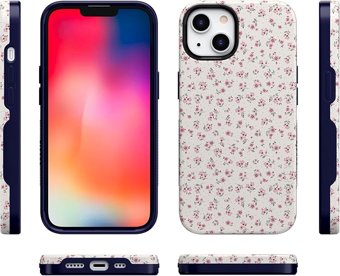 Casely iPhone 14 Case | Cottage Charm | Cottagecore | Compatible with MagSafe | Bold Protective Design