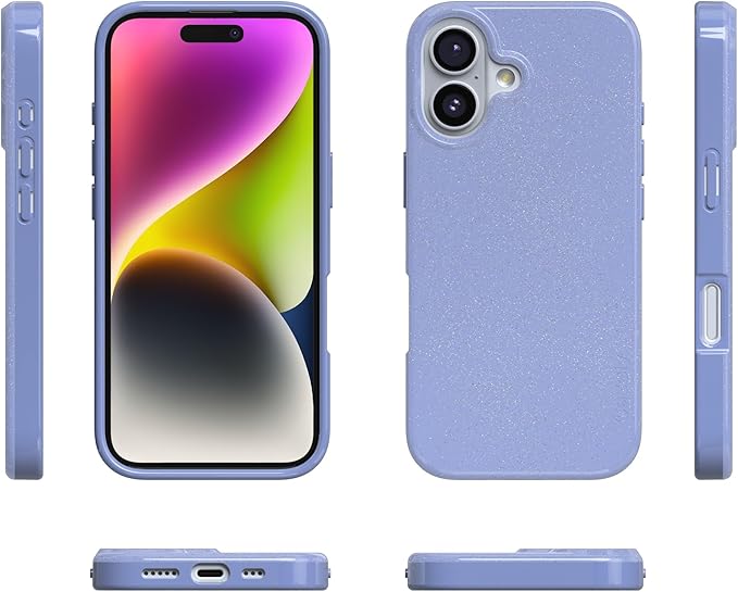 Casely iPhone 17 Case | First Light | Periwinkle Pastel Shimmer | Compatible with MagSafe | Classic Ultra Slim Design