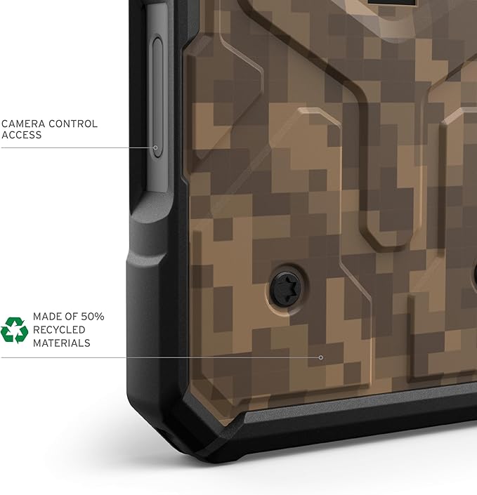 URBAN ARMOR GEAR UAG Designed for iPhone 16 Pro Max Case 6.9" Pathfinder SE - Compatible with MagSafe Charging Rugged Shockproof Anti-Slip Military Grade Protective Cover, Digi Camo Dark Earth