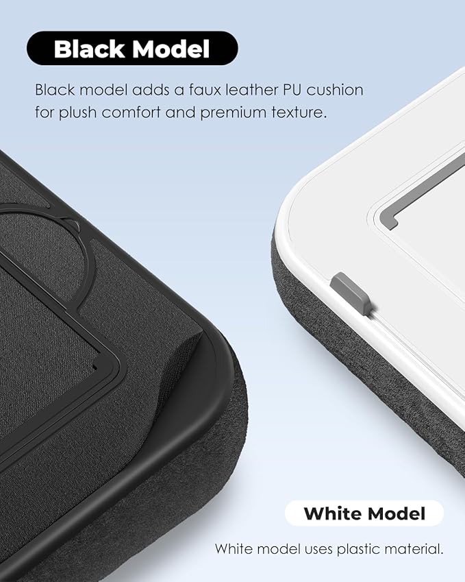 Viozon Kindle Pillow Stand Holder, Phone holder for Bed, Laptop Lap Desk with Mouse Pad,Compatible with 4.7-13" Kindle/Tablet/Phone,10-15"Laptop, Snack Bowl&Cup Attachment&Detachable 360°Stand Arm, B