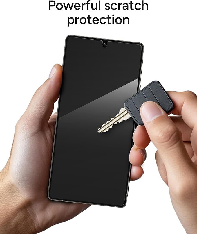 ZAGG Glass+ Samsung Galaxy S25/ S24 Screen Protector – Extreme Impact & Shatter Protection, Scratch-Resistant, Smudge-Resistant, Fingerprint Scanner Compatible, InvisibleShield, Easy Installation