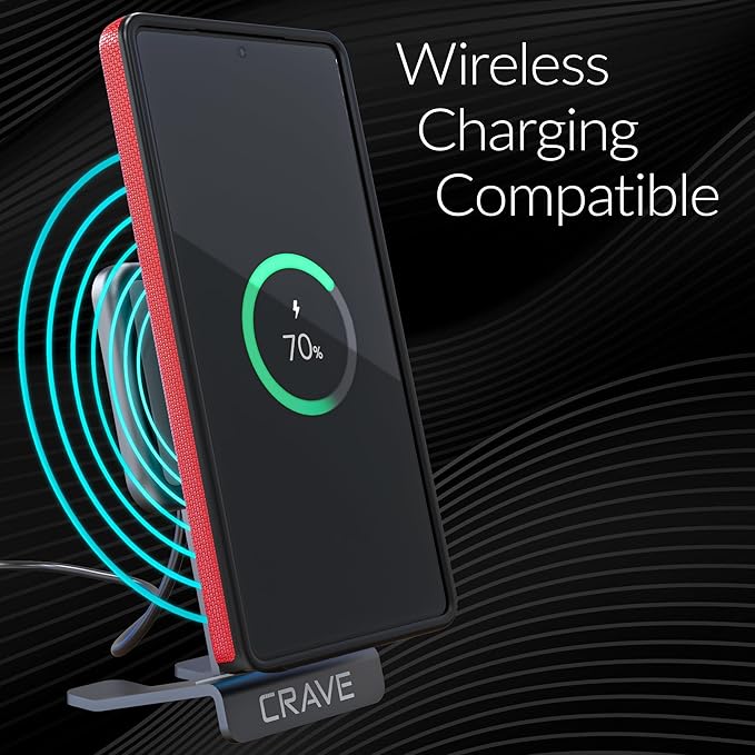 Crave Dual Guard Compatible with Samsung Galaxy S25 Ultra Case, Shockproof Protection Dual Layer Case for Samsung Galaxy S25 Ultra - Red