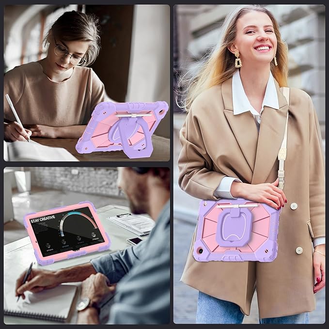 Case for Samsung Galaxy Tab A9+/A9 Plus 11 Inch with Screen Protector/Rotating Stand/Pen Holder,Military Grade Shockproof Cover for Galaxy Tab A9 Plus Case (SM-X210/X216/X218)