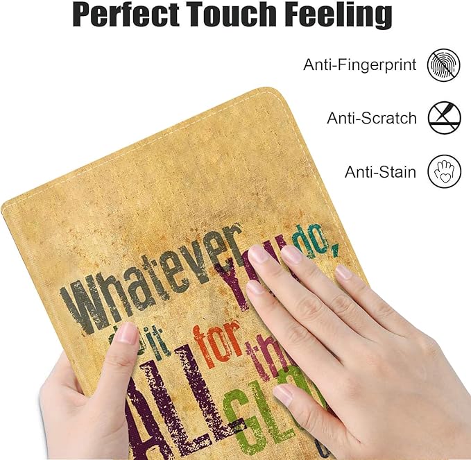 Case for Samsung Galaxy Tab A7 10.4 inch 2022/2020 (SM-T500/T503/T505/T507/T509), Slim PU Leather Folio Cover with Auto Sleep/Wake, Whatever You do,do it All for The Glory of God.1Corinthlans 10 v31b