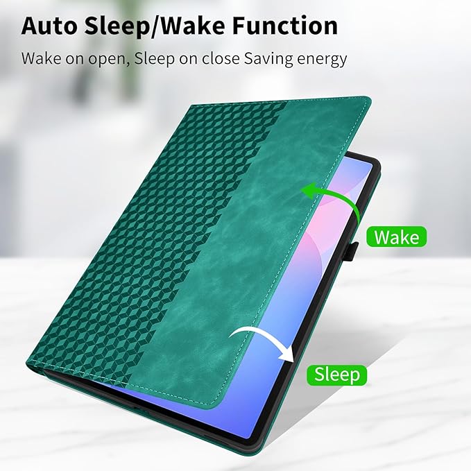 Case for Samsung Galaxy Tab S10 FE Plus 13.1 Inch 2025 (SM-X620/X626),360 Degree Rotating PU Leather Folio Protective Cover with Auto Sleep/Wake,Card Holder&Shoulder Strap for Woman Man,Blue