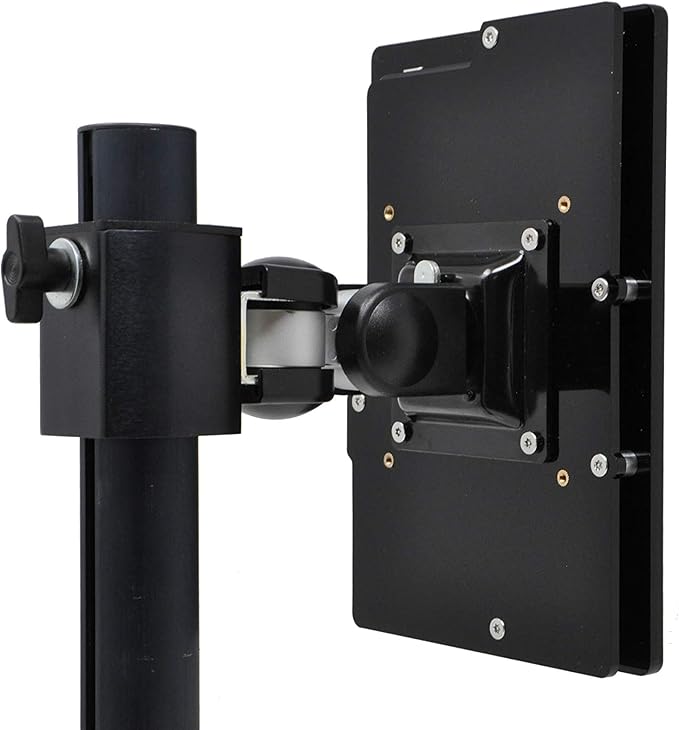 TABcare Security Anti-Theft Acrylic VESA Enclosure for Amazon Fire 7 2015 2017 2019 with Free Wall Mount Kit (Black, Fire 7)