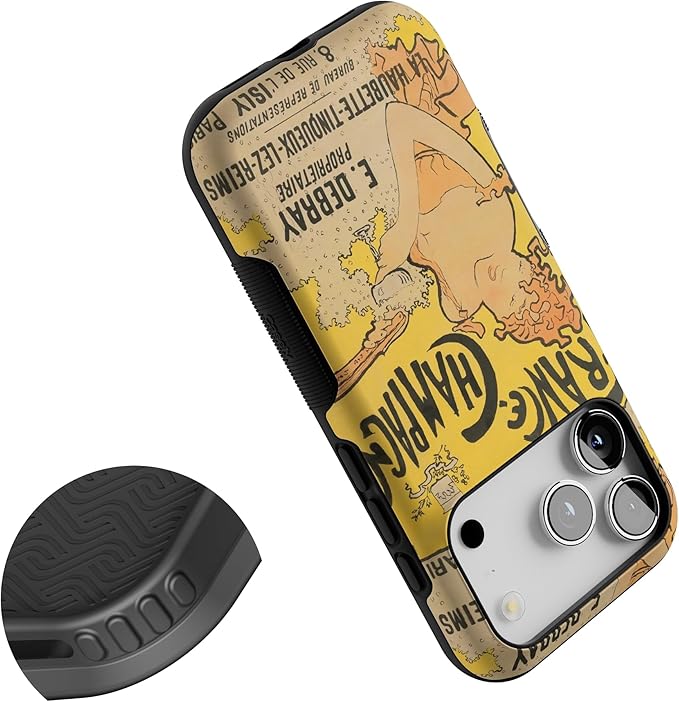 Casely iPhone 17 Pro Case | Van Gogh | French Bubbly | Bold Protective Design | Compatible with MagSafe