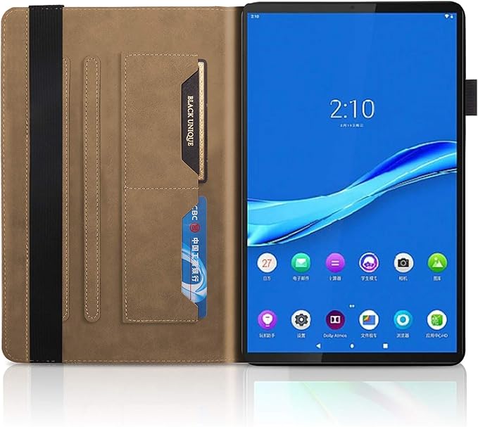 Case for Lenovo Tab M10 HD 2nd Gen 10.1 Inch 2020 Case Premium PU Leather Folio Stand Cover with Pen Holder Card Pocket for Lenovo Tab M10 HD 2nd Gen 10.1" TB-X306F / TB-X306X – Brown