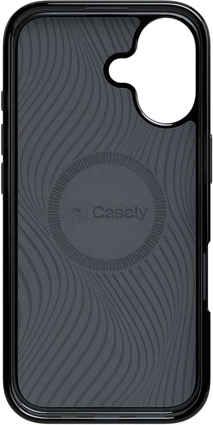 Casely iPhone 17 Case | Falling for You | Plum Floral | Compatible with MagSafe | Classic Ultra Slim Design
