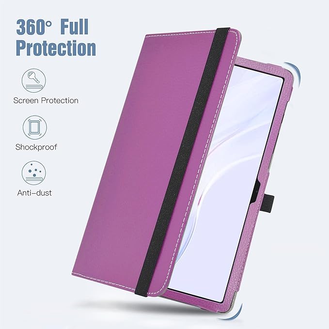 MAMA MOUTH for Galaxy Tab A9 Plus Rotating Case,360 Degree Rotary Stand with Cute Pattern Cover for Samsung Galaxy Tab A9 Plus 2023 (SM-X210 /SM-X215 /SM-X216) 11" Tablet,Purple