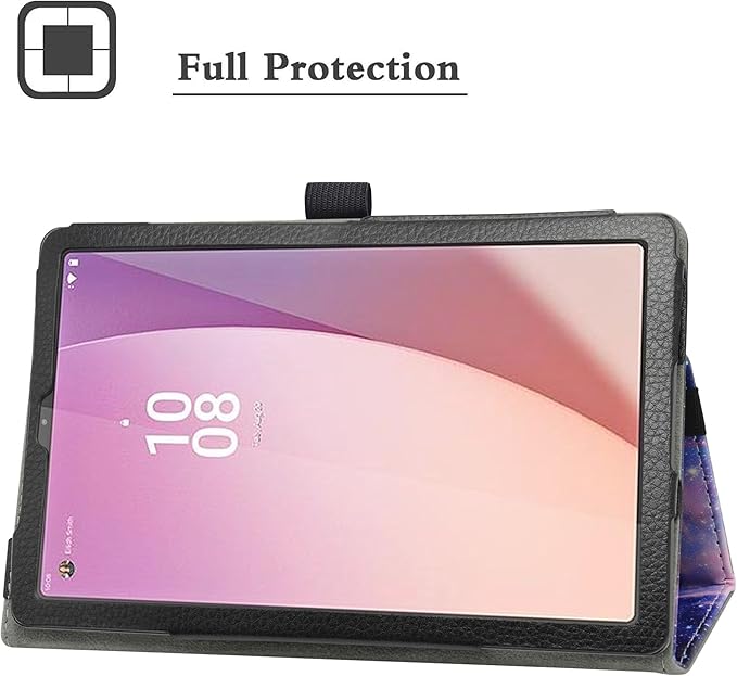 Bige for Lenovo Tab M9 Case,PU Leather Folio 2-Folding Stand Cover for Lenovo Tab M9 (TB-310FU, 2023 Released) 9" Tablet,Galaxy