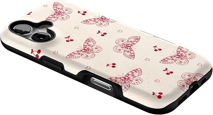 Casely iPhone 17 Case | Heart Flutters | Butterfly | Bold Protective Design | Compatible with MagSafe