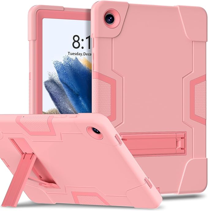 Case for Galaxy Tab A9 Plus 11 inch (2023), Protective Heavy Duty Shockproof Kickstand Cover for Samsung Galaxy Tab A9+ Plus 11" Model (SM-X210/X215/X216) Rosegold+RG