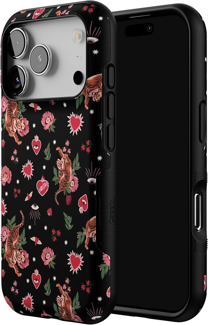 Casely iPhone 17 Pro Case | Wild at Heart | Tiger | Bold Protective Design | Compatible with MagSafe