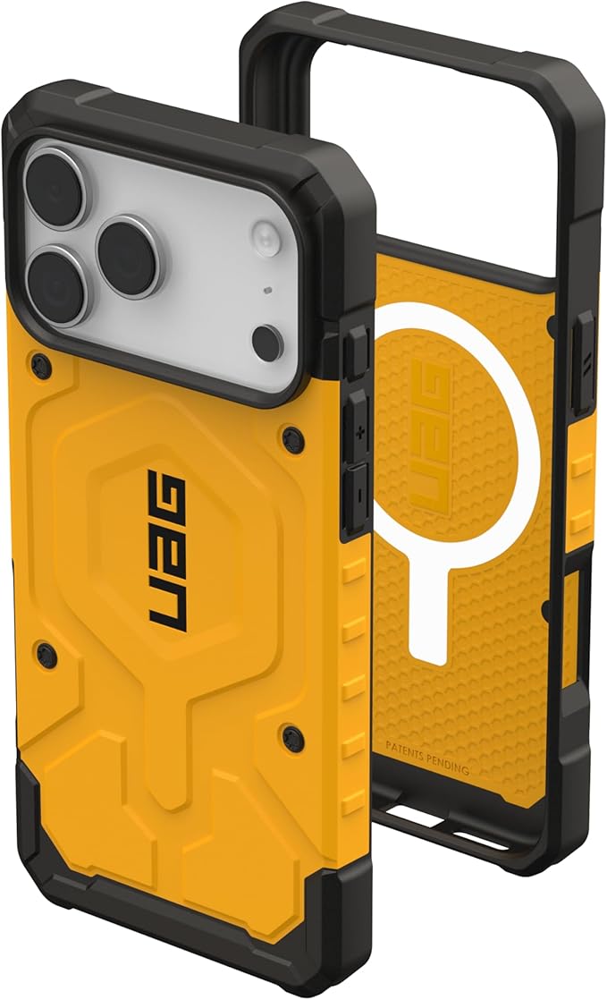 URBAN ARMOR GEAR UAG Designed for iPhone 17 Pro Max Case Pathfinder - Compatible with MagSafe Military Grade Protective Cover, Heritage Yellow