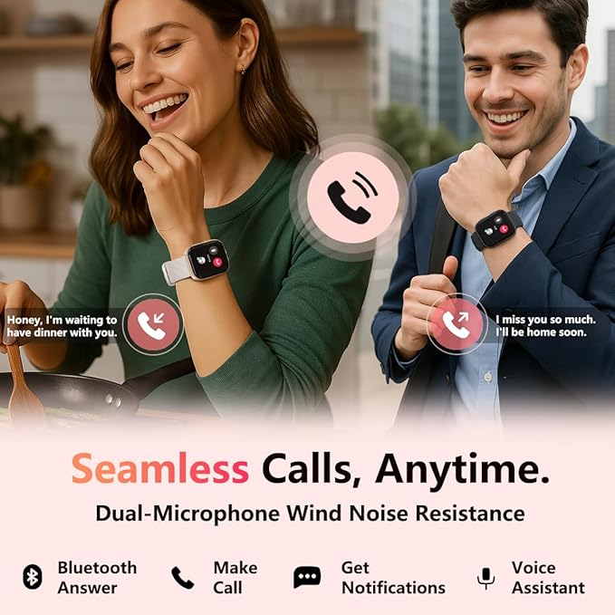 MorePro Smart Watches for Women iPhone Android(Answer/Make Call), 2025 Health Smartwatch with Heart Rate/Blood Pressure/Blood Oxy-gen/Sleep Monitor, 1.85" HD Fitness Trackers with 120+ Sport Modes