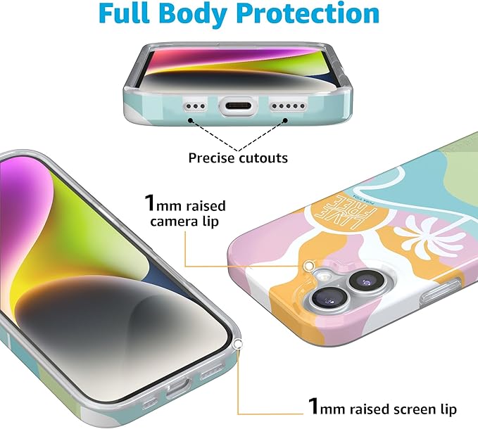 Casely iPhone 17 Case | Tropical Dreams | Pura Vida | Compatible with MagSafe | Classic Ultra Slim Design