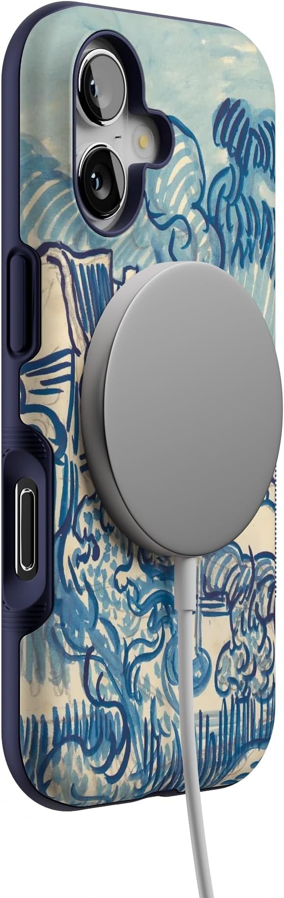 Casely iPhone 17 Case | Van Gogh | Landscape with Houses | Bold Protective Design | Compatible with MagSafe