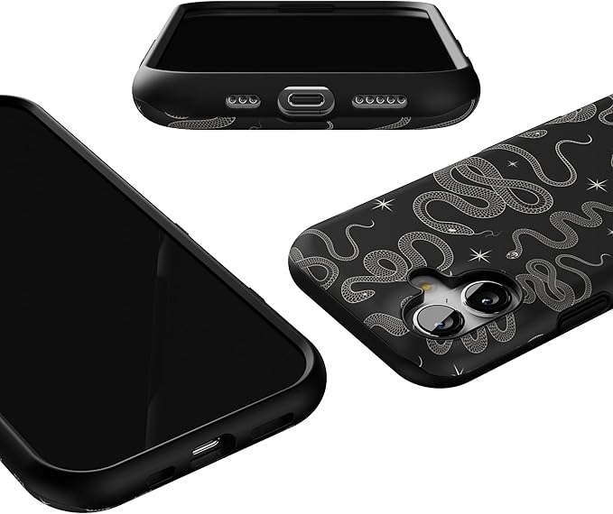 Casely iPhone 17 Case | We're Ready for It | Black Serpent | Bold Protective Design | Compatible with MagSafe