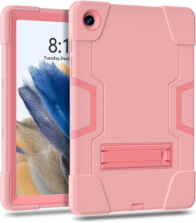 Case for Galaxy Tab A9 Plus 11 inch (2023), Protective Heavy Duty Shockproof Kickstand Cover for Samsung Galaxy Tab A9+ Plus 11" Model (SM-X210/X215/X216) Rosegold+RG