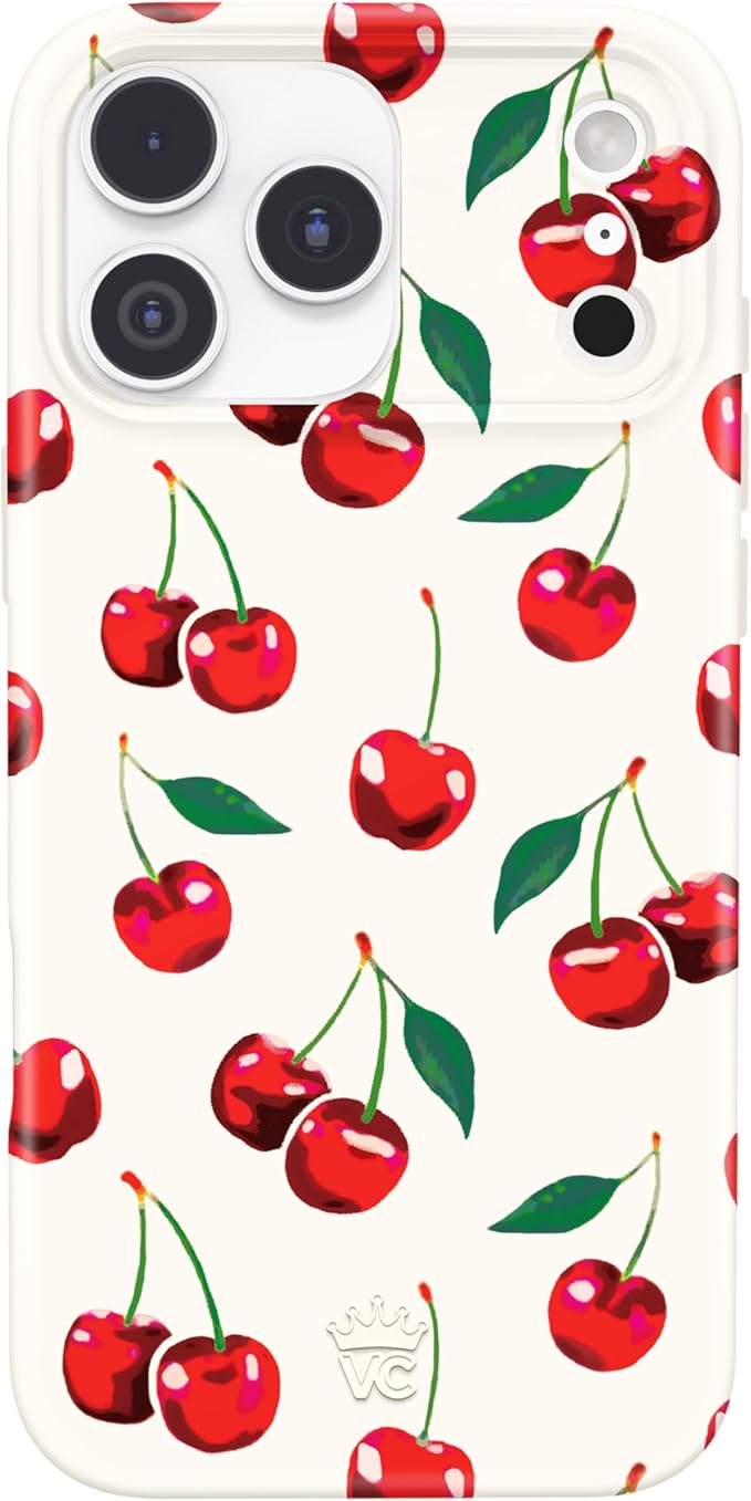 VELVET CAVIAR Case for iPhone 17 Pro Max | Compatible with MagSafe | 10ft Drop Tested | Protective Designer Cases | Mon Cheri Cherry