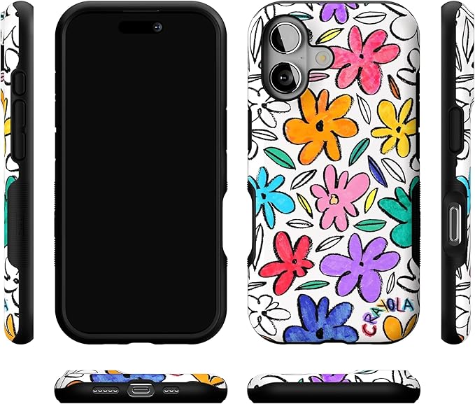 Casely iPhone 17 Case | Outside The Lines | Crayola Marker | Bold Protective Design | Compatible with MagSafe