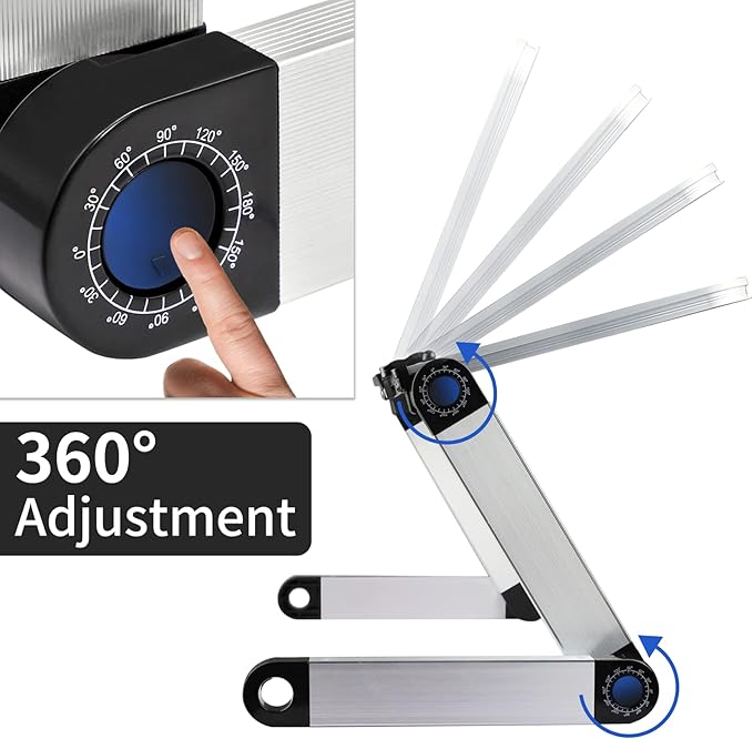 Book Stand Laptop Stand Adjustable Book Holder Tray with Page Paper Clips Ergonomic Multi Heights Angles Adjustable Cooking Bookstands for Textbook Recipe Magazine Laptop Tablet Portable