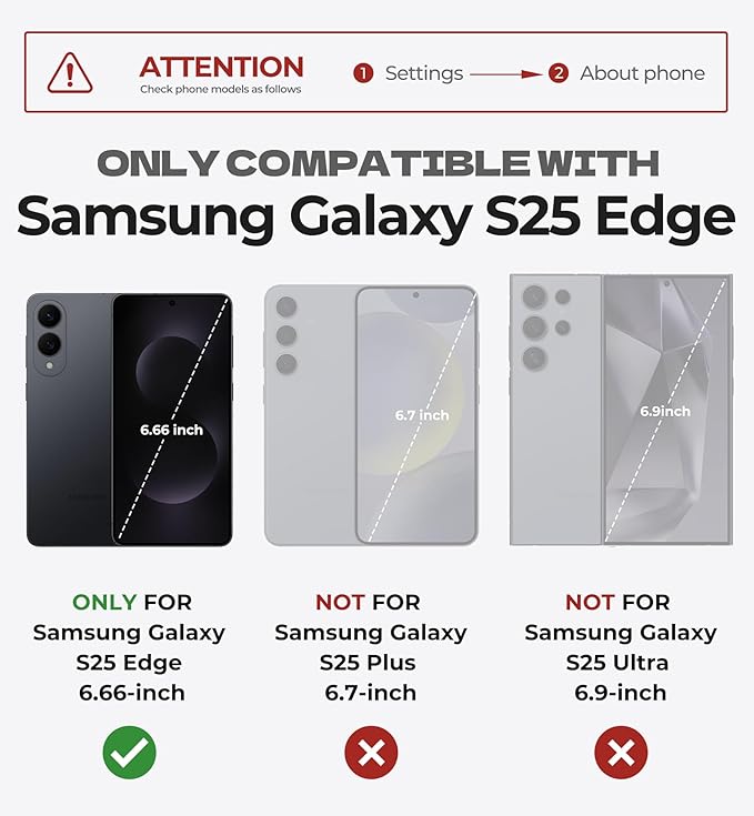 Dexnor for Samsung Galaxy S25 Edge Case with Upgraded Slide Camera Cover & 2 Front Frames & Built-in Screen Protector & Kickstand, Heavy-Duty Rugged Case Full-Body Bumper Protective Cover,Peony Pink