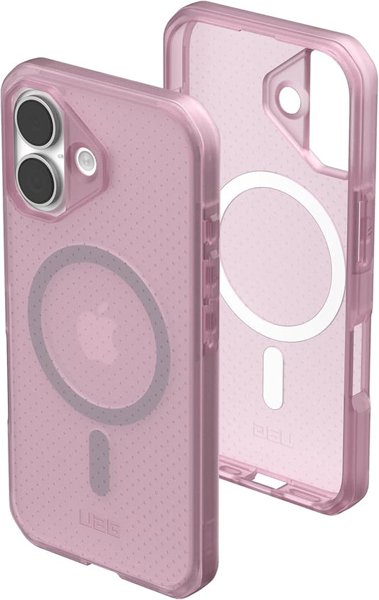 URBAN ARMOR GEAR UAG Designed for iPhone 17 Case Dot - Compatible with MagSafe Translucent Military Grade Protective Cover, Lilac Purple