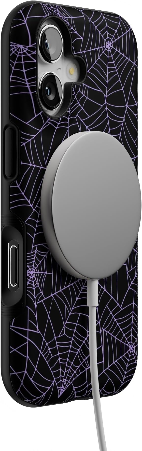 Casely iPhone 17 Case | Midnight Web | Spider Web | Bold Protective Design | Compatible with MagSafe