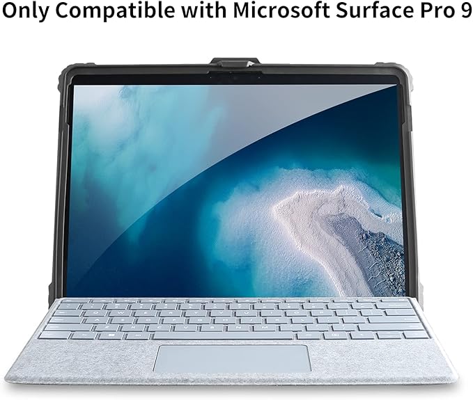 AOAO for Microsoft Surface Pro 11/10/9 Case with Shoulder Strap, Hand Strap, Stylus Pen Holder, Rugged, Shock-Absorbing and Drop-Resistant