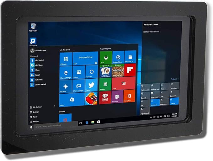 TABcare Anti-Theft Security Acrylic VESA Case Plus Wall Mount for Microsoft Surface Book 1/2/3 13.5" w/o Keyboard (Surface Book 1/2/3 13.5", Black)