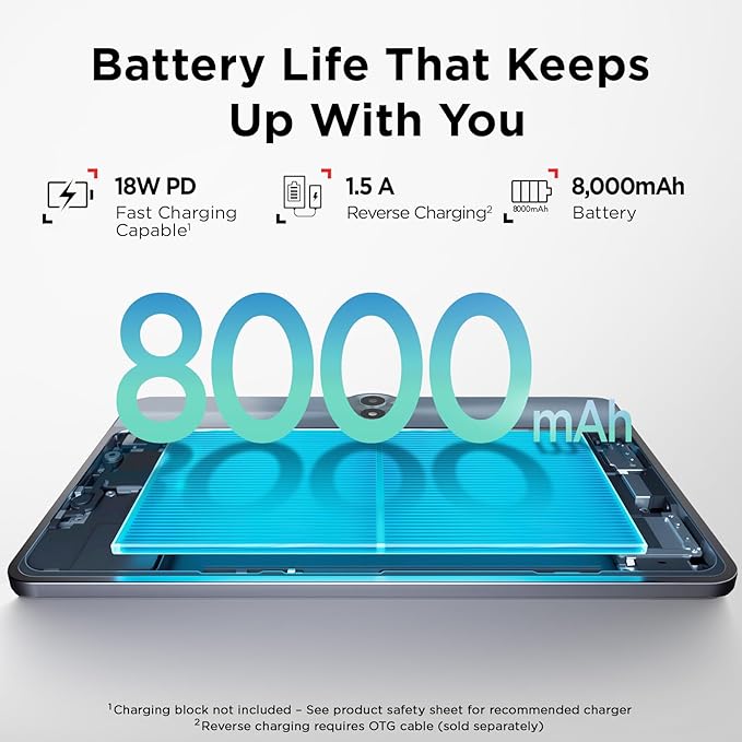 TCL NXTPAPER 11 Gen 2 Android Tablet, 11" Drawing Pad & Digital Notebook, Stylus & Flip Case Included, NXTPAPER 4.0 Display, Android 15, AI Tools, 8+8GB RAM, 128GB Storage, 8000mAh Battery, Gray