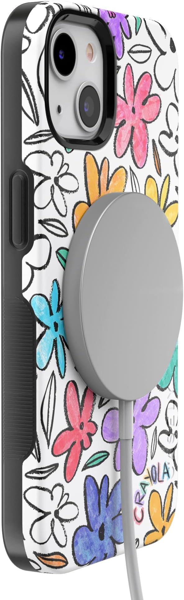 Casely iPhone 14 Case | Crayola | Outside The Lines | Crayola Marker | Compatible with MagSafe | Bold Protective Design