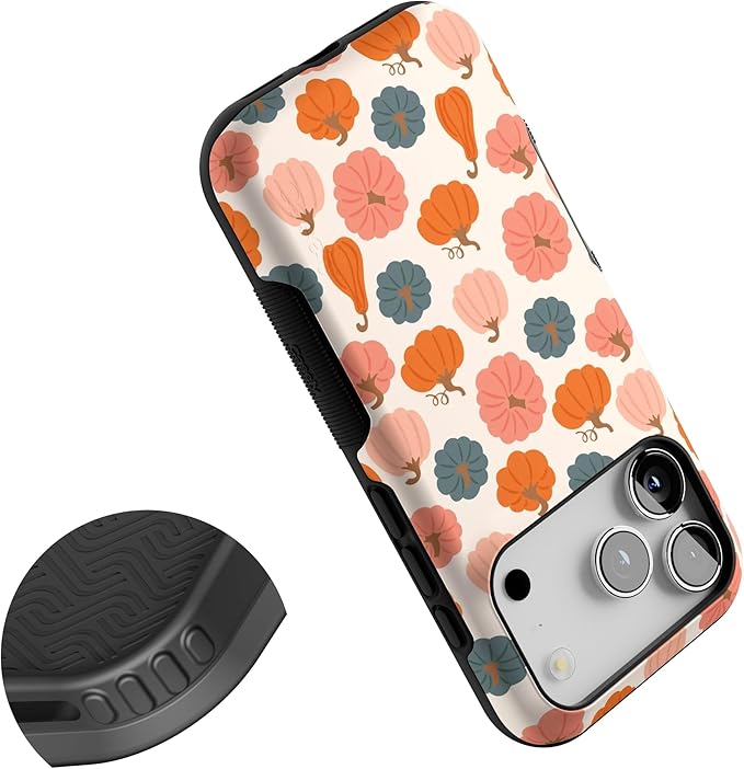Casely iPhone 17 Pro Case | Oh My Gourd | Pumpkin Patch | Bold Protective Design | Compatible with MagSafe