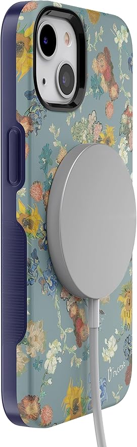 Casely iPhone 14 Case | Van Gogh's Flowers | 50th Anniversary | Compatible with MagSafe | Bold Protective Design