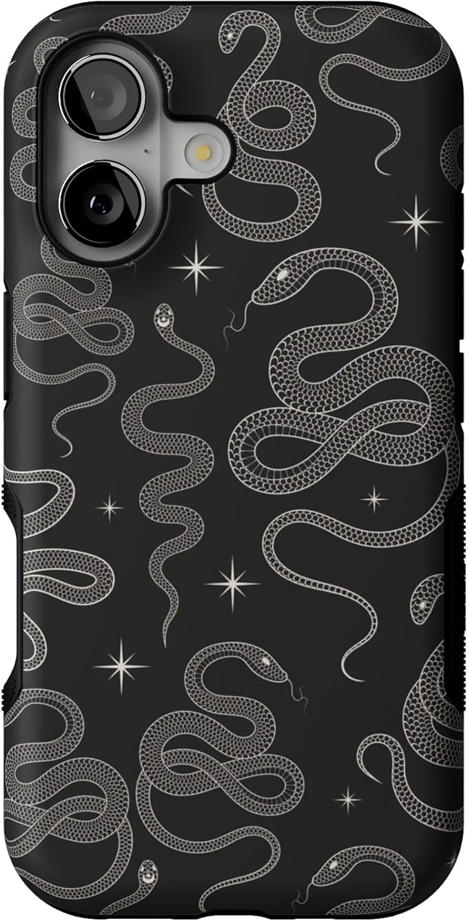 Casely iPhone 17 Case | We're Ready for It | Black Serpent | Bold Protective Design | Compatible with MagSafe