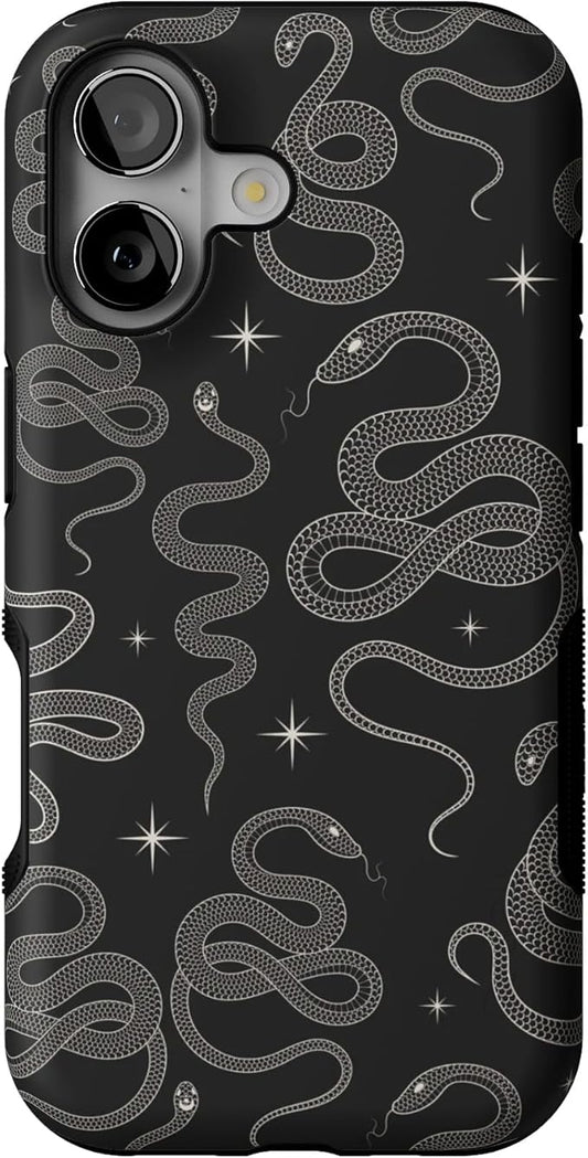Casely iPhone 17 Case | We're Ready for It | Black Serpent | Bold Protective Design | Compatible with MagSafe