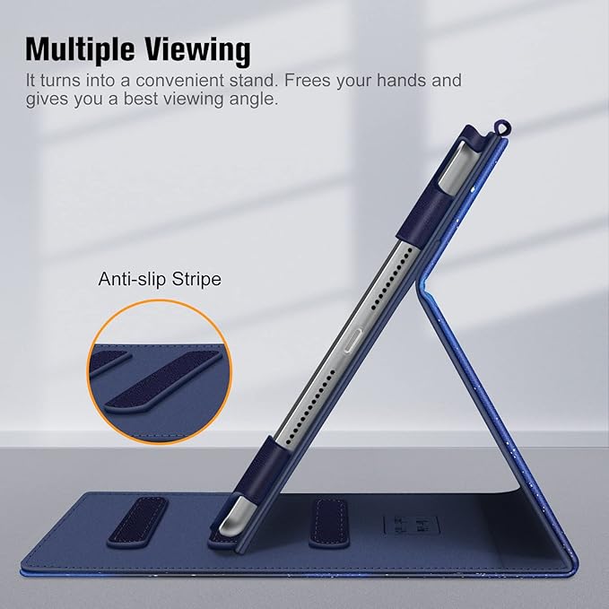 Fintie Case for iPad 9th / 8th / 7th Generation (2021/2020/2019) 10.2 Inch - [Corner Protection] Multi-Angle Viewing Stand Cover with Pocket & Pencil Holder, Auto Sleep Wake, Starry Sky