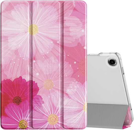 MoKo Case for Galaxy Tab A9+/A9 Plus 11 inch 2023, Slim Stand Protective Smart Cover with Hard PC Translucent Back Shell for Tab A9 Plus Tablet (SM-X210/X216/X218), Auto Wake/Sleep, Coreopsis