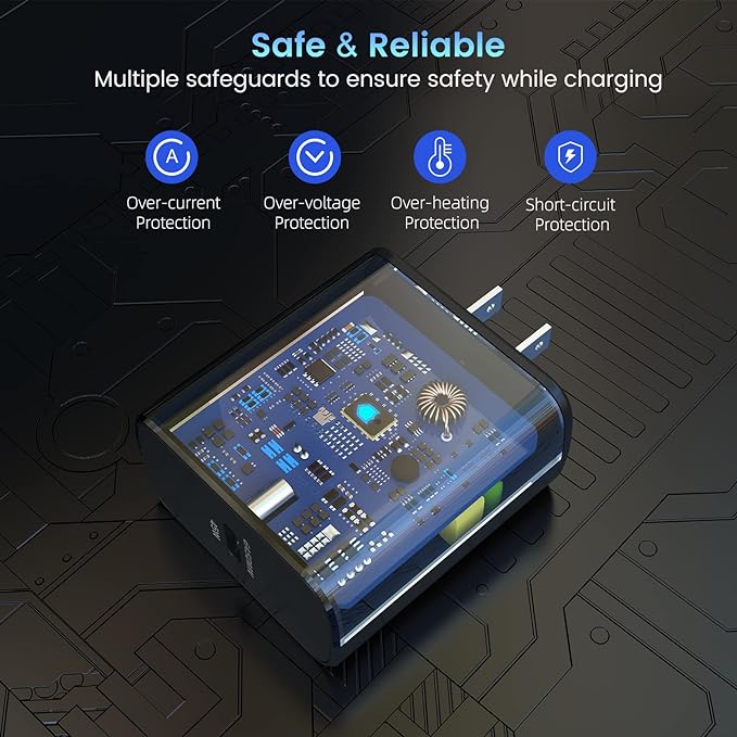 45W Super Fast Charger Type C, [2 Pack] 45 Watt USB-C Charger PD/PPS Wall Charging Block for Samsung Galaxy S25 Ultra/S25+/S25/S24/S23 Ultra/S23+/S22 Ultra/S22+/S20 Ultra, Tab S8(with 2X 6.6ft Cable)