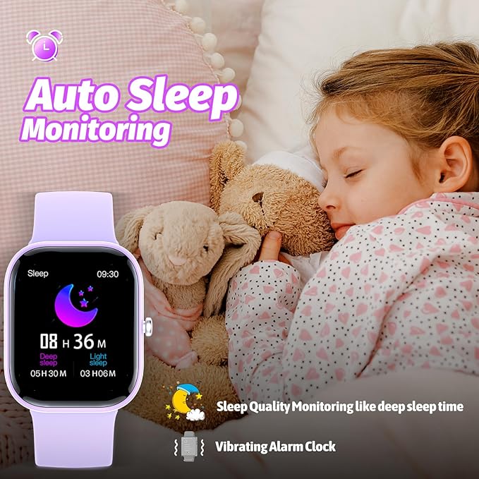 Smart Kids Watch with Fitness Tracker No Phone/APP Needed,19 Sport Mode,1.5" DIY Dial,IP68 Waterproof,Sleep Monitor,Pedometers,Heart Rate,Great Birthday Gift for Boys Girls Teens 6-14 year Olds