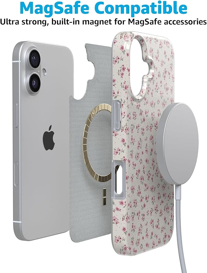 Casely iPhone 17 Case | Cottage Charm | Cottagecore | Compatible with MagSafe | Classic Ultra Slim Design