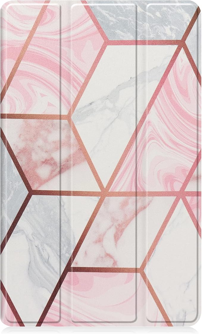 Case for Lenovo Tab M8 4th Gen 2023, Folding Folio Ultra-Thin PU Leather Stand Case Cover for Lenovo Tab M8 4th Gen TB-300FU Geometry