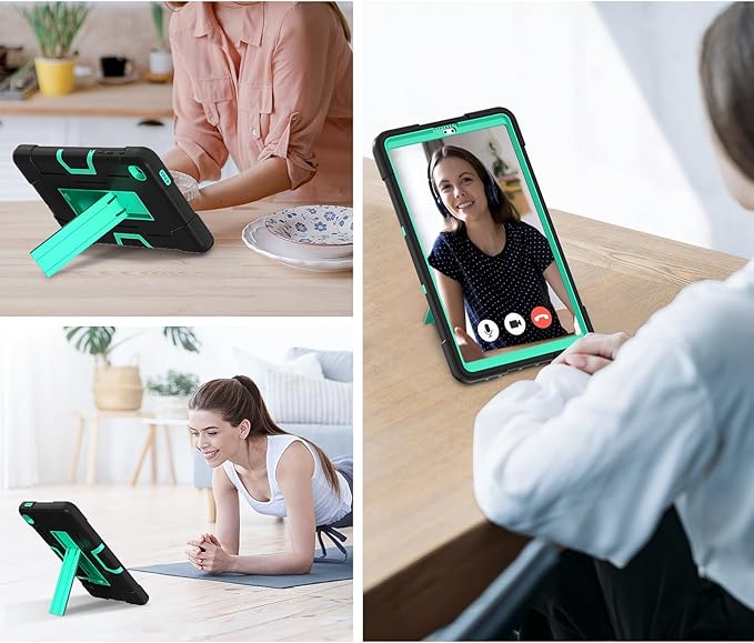 3 in 1 Heavy Duty Kickstand Hybrid Case for Samsung Galaxy Tab A7 Lite 8.7 Inch