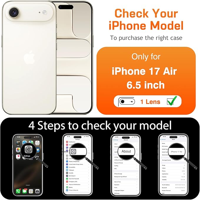 LOHASIC for iPhone 17 Air Case, Vintage Leather Thin Slim Luxury PU Soft Flexible Bumper Non-Slip Grip Protective Cover Men Women Phone Case for iPhone 17 Air 6.5" 2025 - Retro Brown