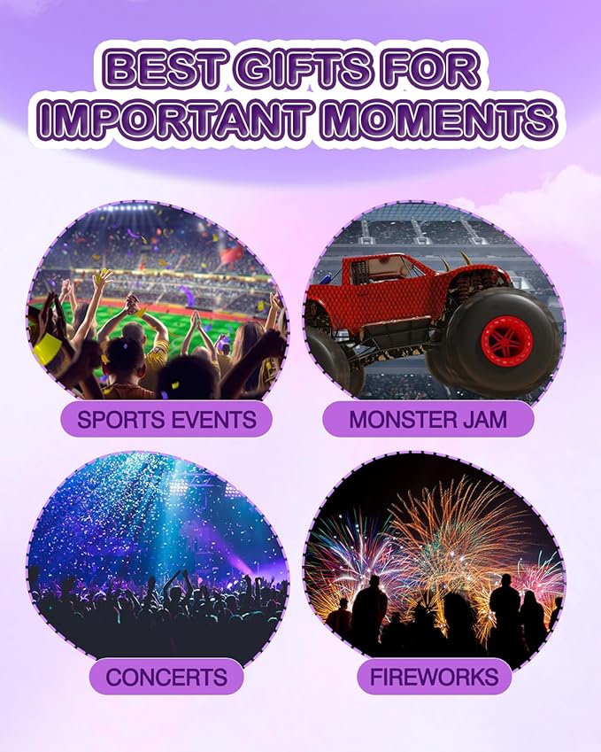 ZOHAN EM030 Kids Ear Protection, Noise Cancelling Headphones Ear Muffs for Autism Sensory, Safety Noise Reduction Hearing Protection for Monster Truck/Concerts/Fireworks/Air Shows